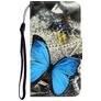 Mobigear Design Housse Xiaomi Redmi 9C Etui Porte-Monnaie - Papillon