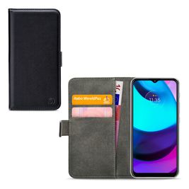 Mobilize Classic Gelly Wallet Housse Motorola Moto E20 Etui Porte-Monnaie - Noir