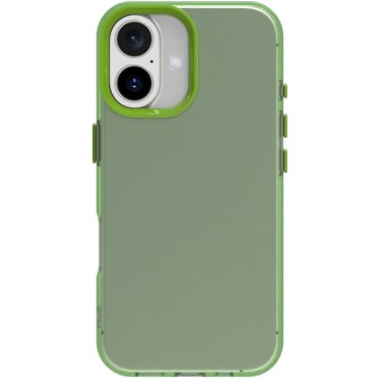 Mobigear Crystal Coque iPhone 16 Plus Coque arrière Rigide - Vert