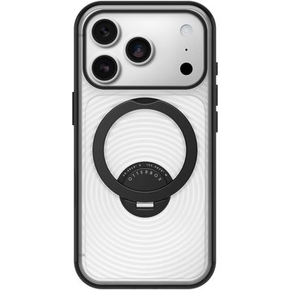 OtterBox Symmetry Stand iPhone 18 Pro MagSafe Plastique rigide Coque arrière avec béquille - Noir