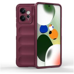 Mobigear Bumpy Coque Xiaomi Redmi Note 12 Coque arrière en TPU Souple - Bordeaux