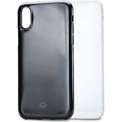 Mobilize Gelly Coque iPhone XS Max Coque arrière en TPU Souple - Noir
