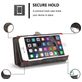 Caseme 008 Housse iPhone 6s Etui avec Coque Détachable Porte-Monnaie - Noir