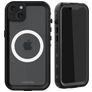 Mobilize Waterproof iPhone 15 Plus Étanche MagSafe Plastique rigide Coque arrière - Noir