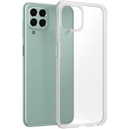 Mobigear Shockproof Coque Transparente Samsung Galaxy M33 Coque arrière Rigide Anti-Chocs - Transparent