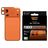 PanzerGlass FENDER iPhone 17 Pro Max Aluminium Protection caméra - Compatible coque - Cosmic Orange
