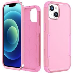 Mobigear Ultra Tough Coque iPhone 15 Plus Coque arrière Rigide Anti-Chocs - Rose
