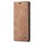 Caseme 013 Housse Samsung Galaxy A71 Etui Porte-Monnaie - Marron