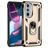 Mobigear Armor Ring Coque Motorola Edge 30 Pro Coque arrière Rigide Anti-Chocs avec Anneau-Support - Or