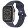 Mobigear Sport Dual Bracelet Silicone Apple Watch Fermeture à clou et passant - 49/46/45/44 mm - Dark Blue