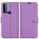 Mobigear Classic Housse TCL 20 SE Etui Porte-Monnaie - Violet