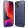 Mobigear Brushed Slim Coque iPhone 14 Coque arrière en TPU Souple - Bleu