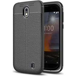 Mobigear Luxury Coque Nokia 1 Coque arrière en TPU Souple - Noir