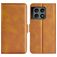 Mobigear Slim Magnet Housse OnePlus 10 Pro Etui Porte-Monnaie - Cognac
