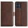 Mobigear Slim Magnet Motorola Moto G54 Étui Portefeuille - Marron