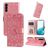 Mobigear Sunflower Housse Samsung Galaxy S23 Etui Porte-Monnaie - Rose