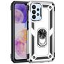 Mobigear Armor Ring Coque Samsung Galaxy A23 Coque arrière Rigide Anti-Chocs avec Anneau-Support - Argent
