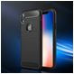 Mobigear Brushed Slim Coque iPhone XR Coque arrière en TPU Souple - Noir