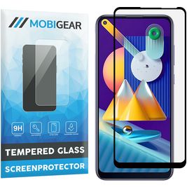 Mobigear Premium Samsung Galaxy M11 Verre trempé Protection d'écran - Compatible Coque - Noir