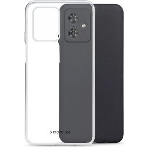 Mobilize Gelly Case Coque Transparente Motorola Moto G54 Coque arrière en TPU Souple - Transparent