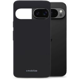 Mobilize Rubber Gelly Google Pixel 9 Pro XL TPU souple Coque arrière - Noir