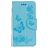 Mobigear Butterfly Housse iPhone XS Etui Porte-Monnaie - Bleu