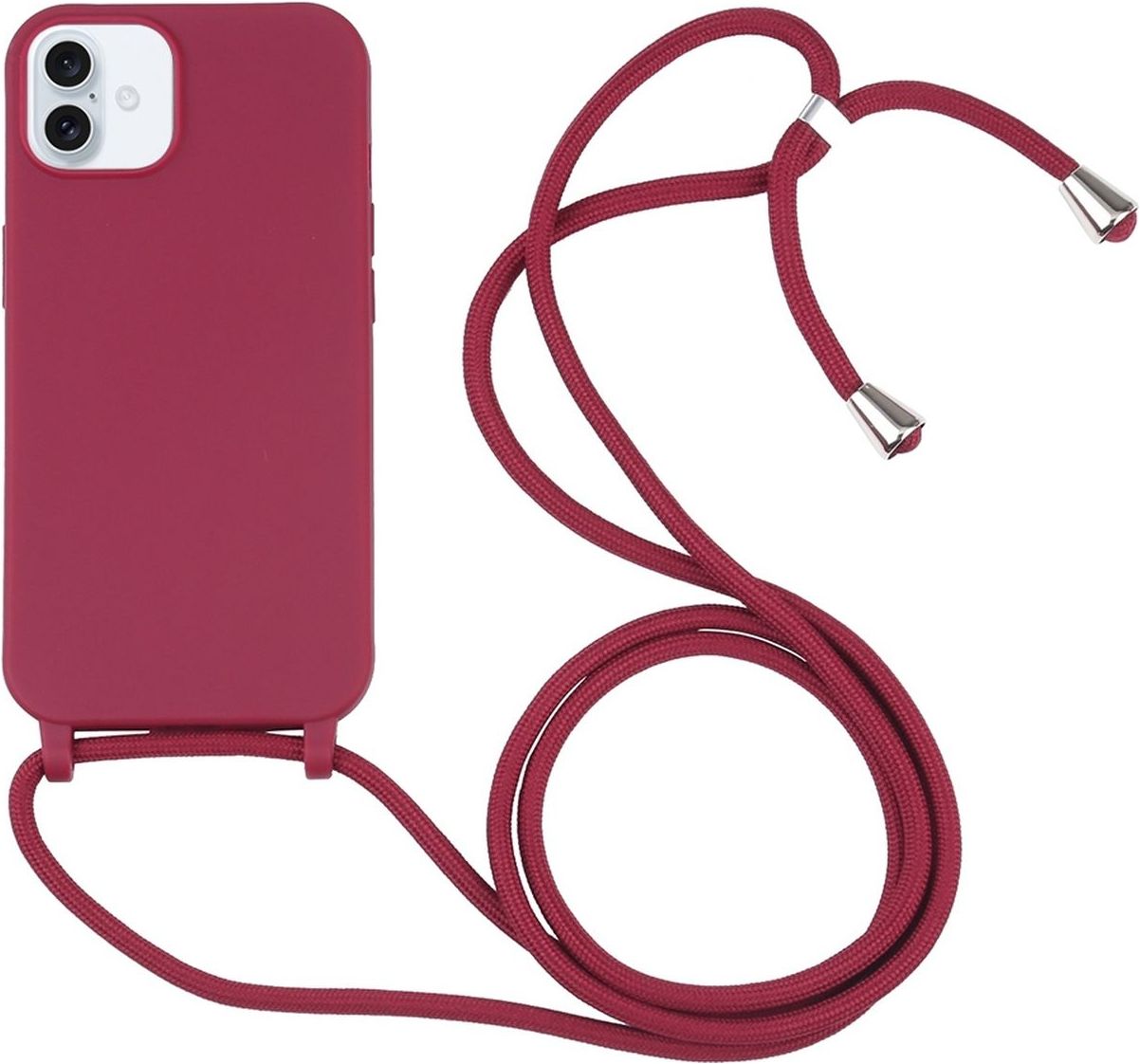 Coalbooliy Coque Pour IPhone 14 6,1" Avec Cordon De Collier Réglable, Etui Protection De La