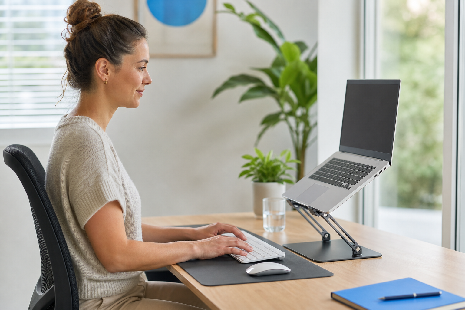 Pourquoi ai-je besoin d'un clavier et d'une souris externes avec un support pour ordinateur portable ?
