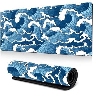 Mobigear Anti-Slip - Tapis de souris - 40 x 90 CM - Abstract Fluid 27