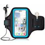 Mobigear Go Active Brassard Téléphone Samsung Galaxy A55 Brassard Coque de Sport en Neoprène - Bleu