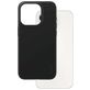CARE by PanzerGlass Fashionable Coque iPhone 15 Pro Coque arrière en Silicone - Noir