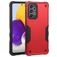 Mobigear Non-slip Armor Coque Samsung Galaxy A73 Coque arrière Rigide Anti-Chocs - Rouge