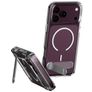 CARE by PanzerGlass Kickstand iPhone 18 Pro MagSafe Plastique rigide Coque arrière Antichoc avec béquille - Transparent / Blanc