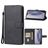 Mobigear Wallet Housse iPhone 16 Pro Etui Porte-Monnaie - Noir