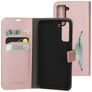 Mobiparts Classic Wallet Housse Samsung Galaxy S21 FE Etui Porte-Monnaie - Rose
