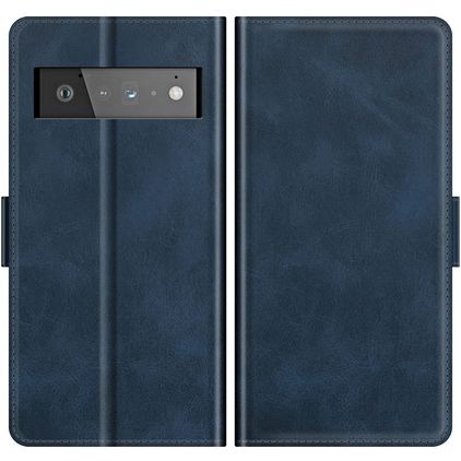 Mobigear Slim Magnet Housse Google Pixel 6 Pro Etui Porte-Monnaie - Bleu