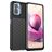 Mobigear Groove Coque POCO M5s Coque arrière en TPU Souple - Noir