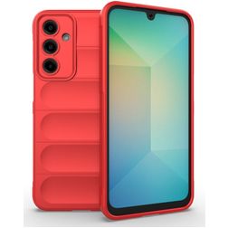 Mobigear Bumpy Coque Samsung Galaxy A16 Coque arrière en TPU Souple - Rouge