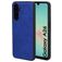 Mobiparts Classic Coque Samsung Galaxy A26 MagSafe Coque arrière en TPU,Similicuir - Sapphire Blue