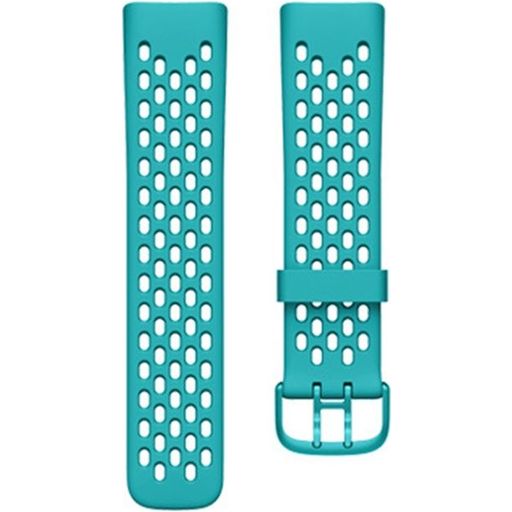 Mobigear Sport Plus Buckle Bracelet Silicone Fitbit Charge 5 Fermeture boucle ardillon - Turquoise