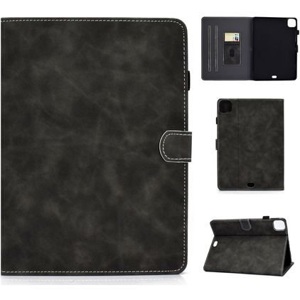 Mobigear Folio iPad Air 4 (2020) Étui + Porte-stylet - Noir