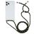 Mobigear Lanyard iPhone 12 Pro Max Coque avec cordon en TPU Souple - Transparent / Vert