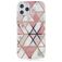 Mobigear Marble Coque iPhone 12 Pro Max Coque arrière en TPU Souple - Rose