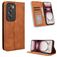 Mobigear Sensation Housse OPPO Reno 12 Pro Etui Porte-Monnaie - Marron