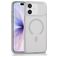 Mobigear Shockproof Grip Coque iPhone 17 MagSafe Coque arrière Rigide - Blanc
