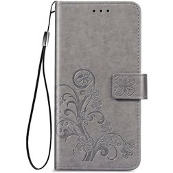 Mobigear Clover Samsung Galaxy A32 4G Étui Portefeuille - Gris