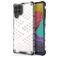 Mobigear Honeycomb Coque Samsung Galaxy M53 Coque arrière Rigide Anti-Chocs - Blanc