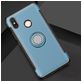 Mobigear Armor Ring Coque Xiaomi Mi Max 3 Coque arrière Rigide Anti-Chocs avec Anneau-Support - Bleu