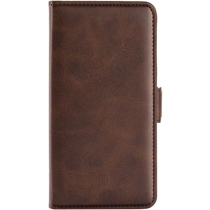 Mobigear Slim Magnet Housse TCL 20 SE Etui Porte-Monnaie - Marron
