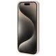 Mobiparts Coque iPhone 15 Pro Coque arrière en Silicone - Soft Salmon